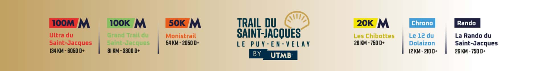 Trail du Saint-Jacques by UTMB 2025 banner ambilight